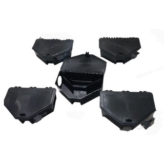 Kit 5 porta isca para combate a roedores ratos (ISCAS NÃO INCLUSAS)