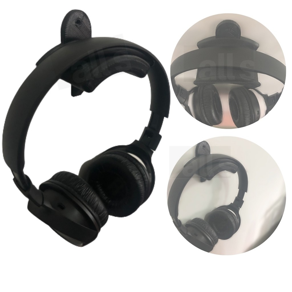 Suporte De Parede Headset Headphone Com Fita Dupla Face