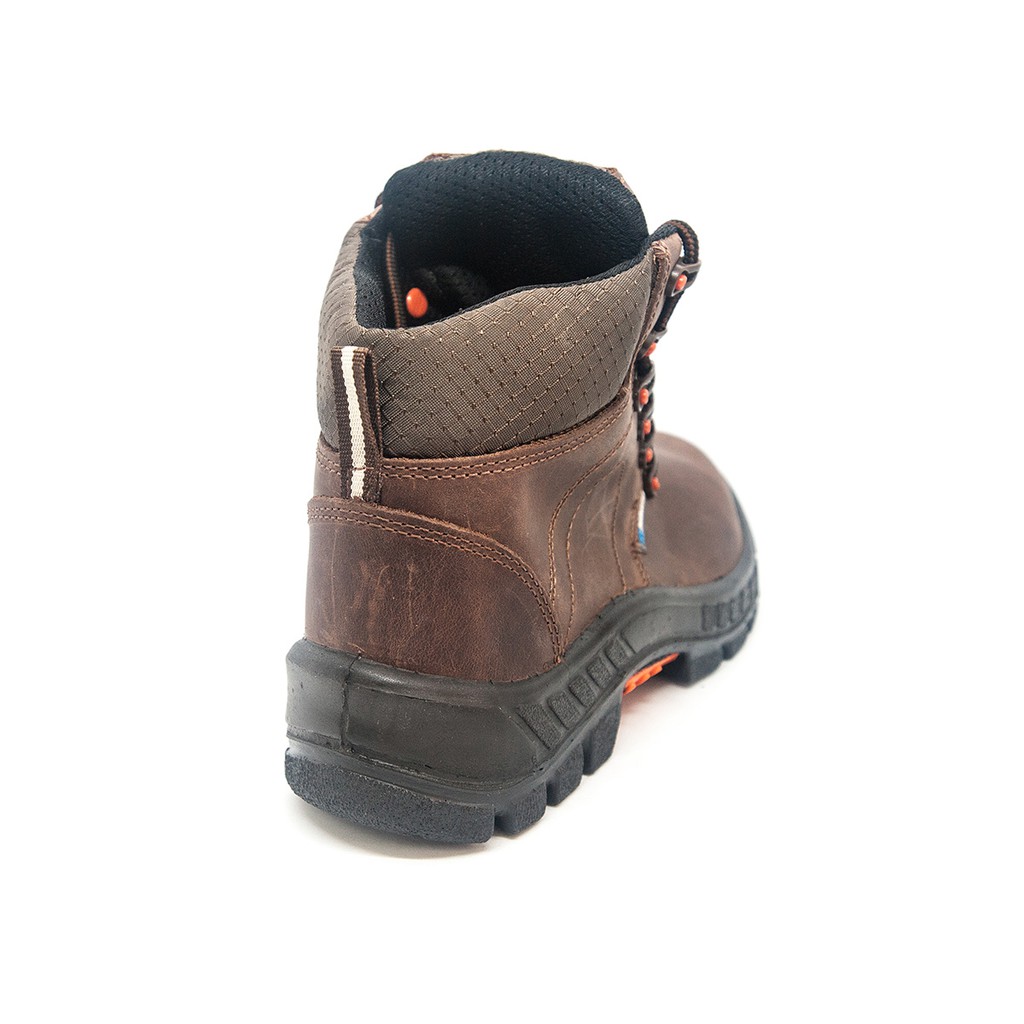 Bota Segurança Couro Parafinado Café Marluvas 75BPR26 CLI CNP CA