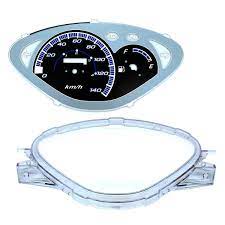 Lente Superior Do Painel + Mostrador Velocimetro - Biz 125 2006 / 2007 / 2008