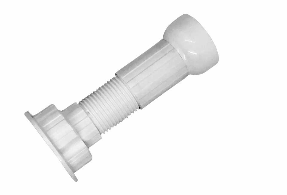 4 Pes Regulavel Moveis Armario Redondo 19,2 A 22,5cm-Branco