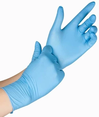 Luva Procedimento Nitrílica Azul Violeta Sem Pó P - 02 unidades