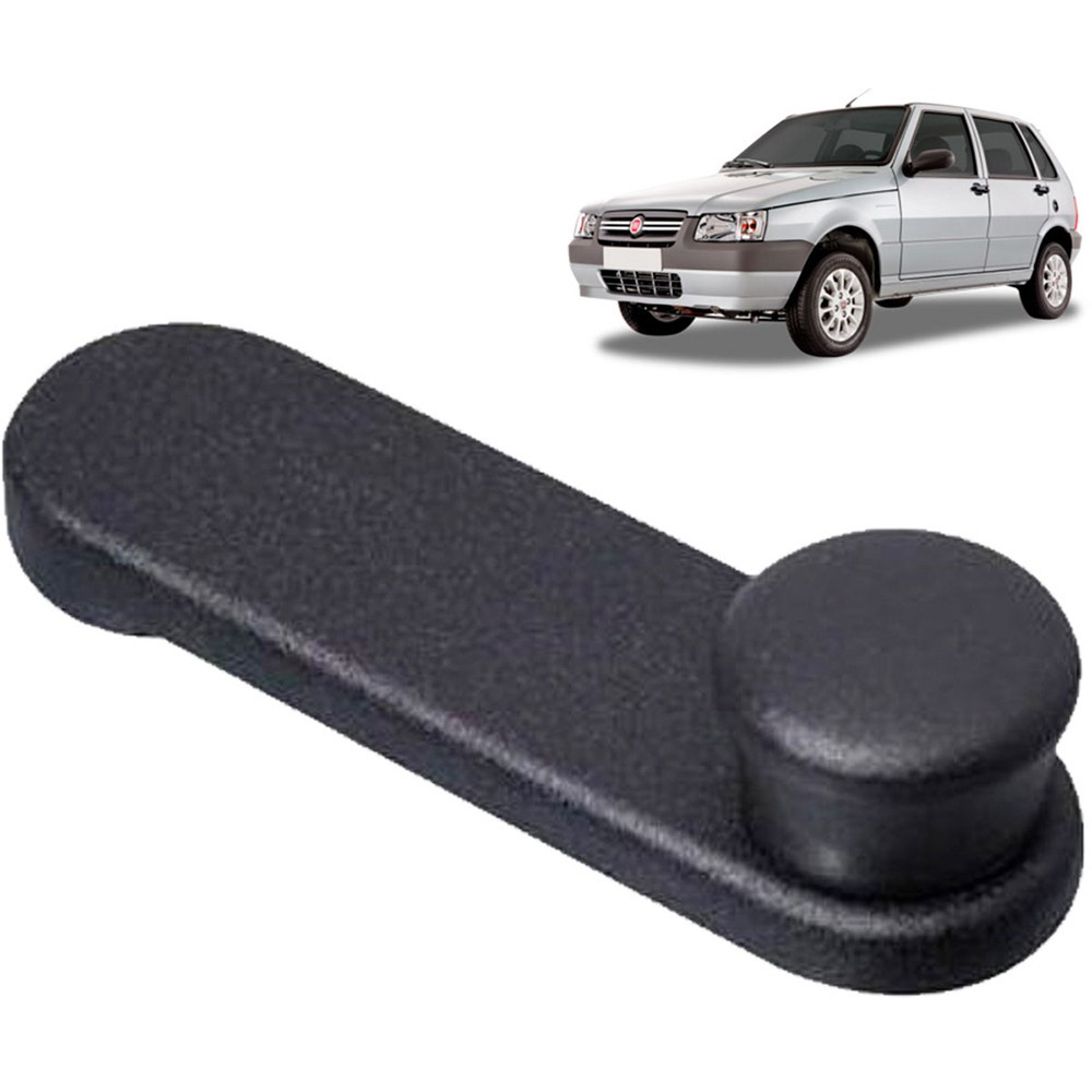 Manivela Vidro Uno Premio Elba 84 a 10 Metal Preto | Shopee Brasil