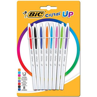 Kit Caneta Bic Cristal Up - Coleção Completa - Coloridas Ponta Média