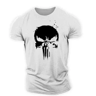 Camiseta Maculina Justiceiro Serie Marvel Caveira Lançamento