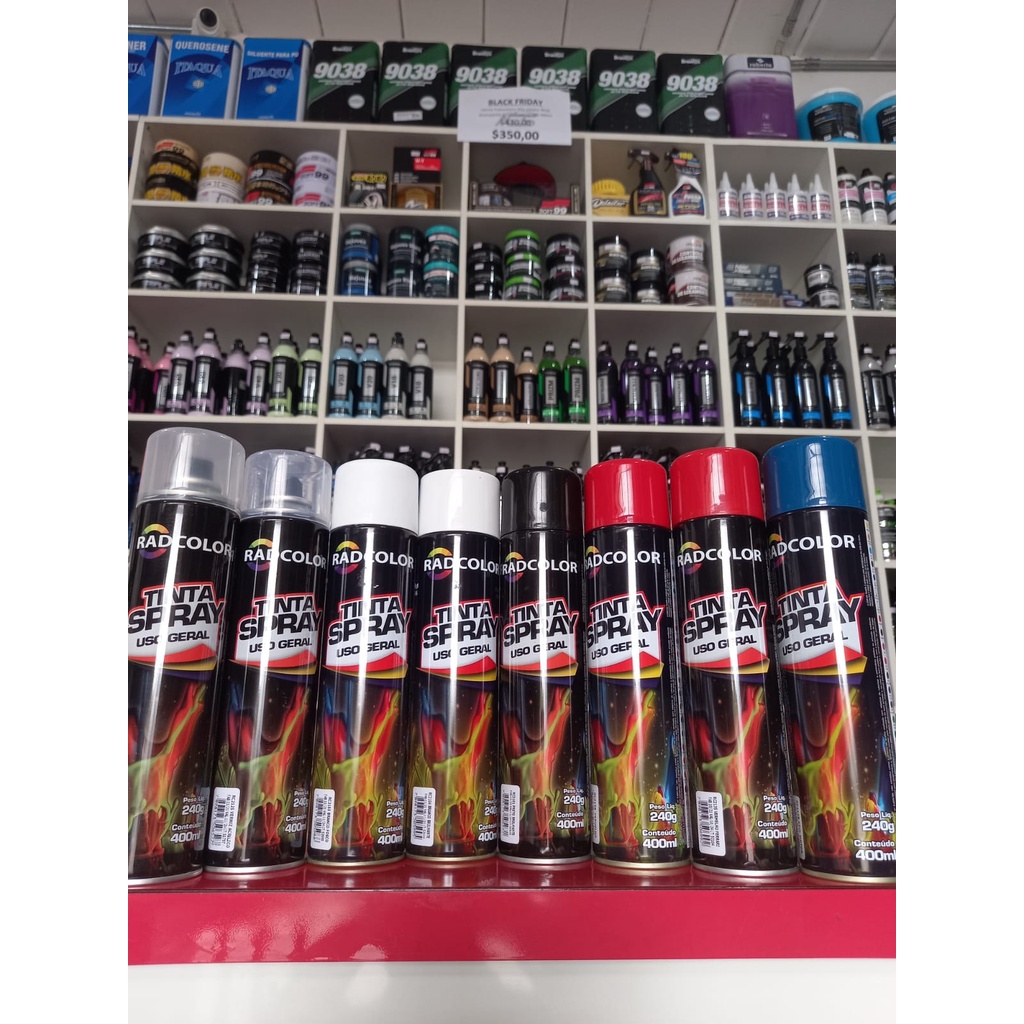 TINTA SPRAY USO GERAL RADCOLOR - $15,5 - ENVIO IMEDIATO | Shopee Brasil