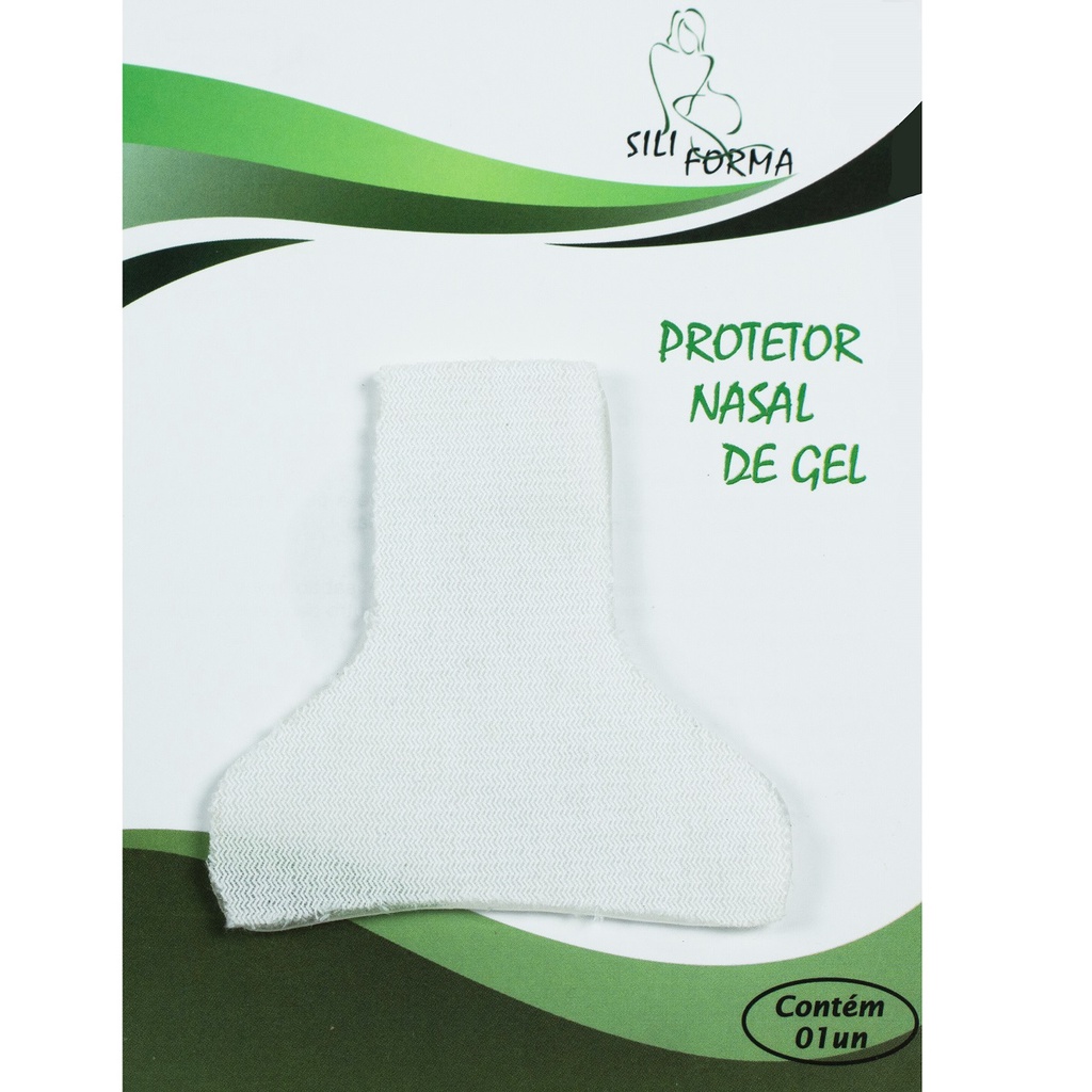 Protetor Nasal de Gel para Máscara Respiratória - Protetor de Nariz Máscara cpap