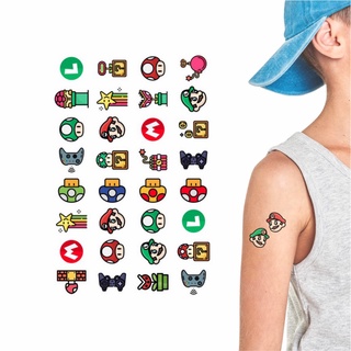 Tatuagem Infantil Temporária Mário | Kit Festa 32-062
