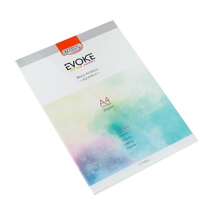 Bloco Papel Aquarela A4 BRW 300g/m2 Com 12 Folhas