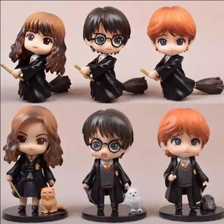Boneco colecionável Harry Potter Hermione Rony Draco Malfoy Severus Snape Dumbledore Voldemort Action Figure