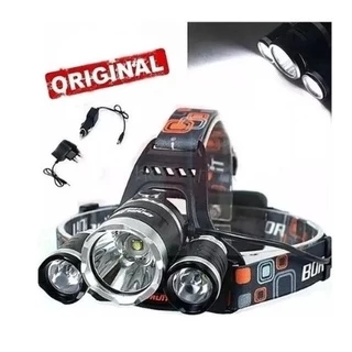 Lanterna de Cabeça Profissional Led Cree T6 3 Funções.