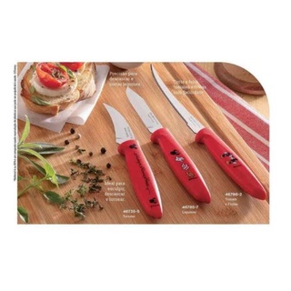 conjunto 3 facas de cozinha mickey disney