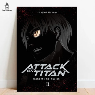 Quadros Attack on Titan Shingeki no Kyojin 21x30cm MDF