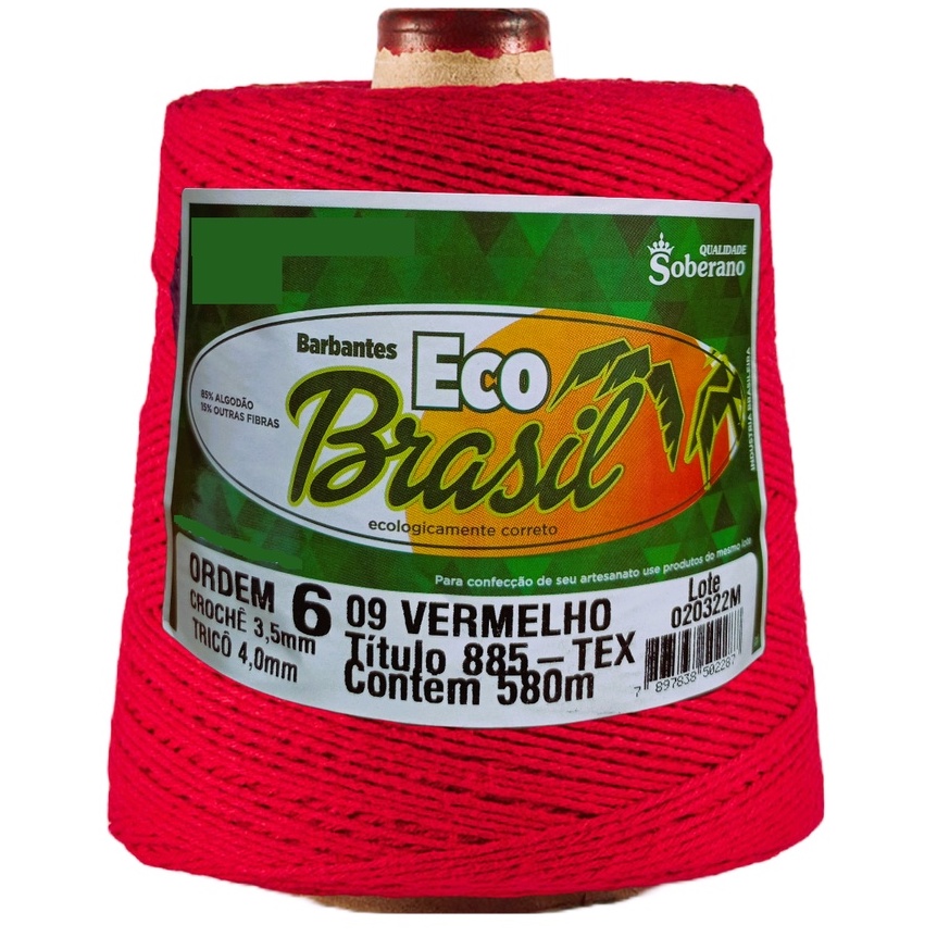 BARBANTE ECO BRASIL 6 (700g) - COR 41 CHUMBO na Americanas Empresas