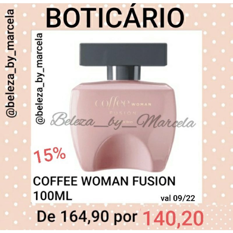 PERFUME COLONIA COFFEE WOMAN FUSION