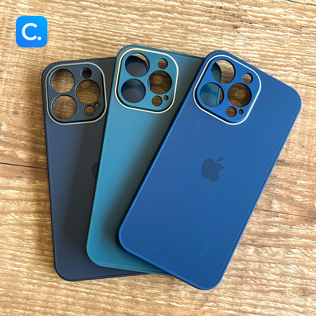 Capa Traseira De Vidro Para IPhone 12 Pro Max - Vidro Temperado 9H - Kit Com Ferramentas