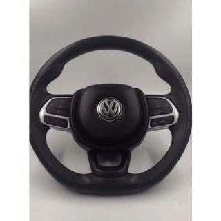 Volante Esportivo 37Cm Volkswagen Kombi 95 Até 2014 Sem Comandos