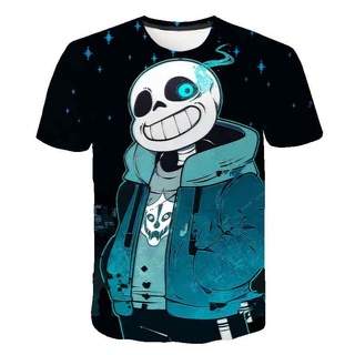 Undertale T-Shirts Jogo De Camisetas Estampa 3D Roupa De Rua Homens Moda  Feminina Harajuku Sans Clothing - Escorrega o Preço