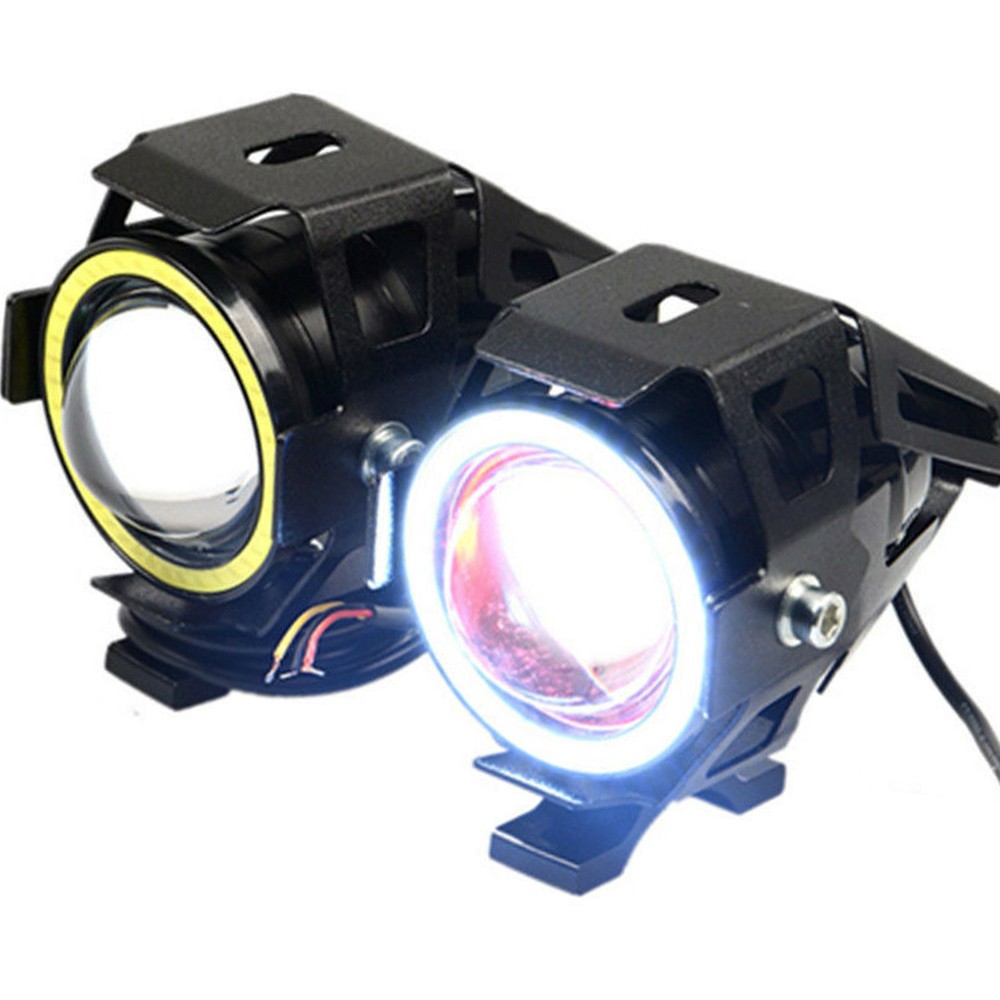 Kit 2x Farol de Milha Lorben Luz Led Moto Universal Alumínio