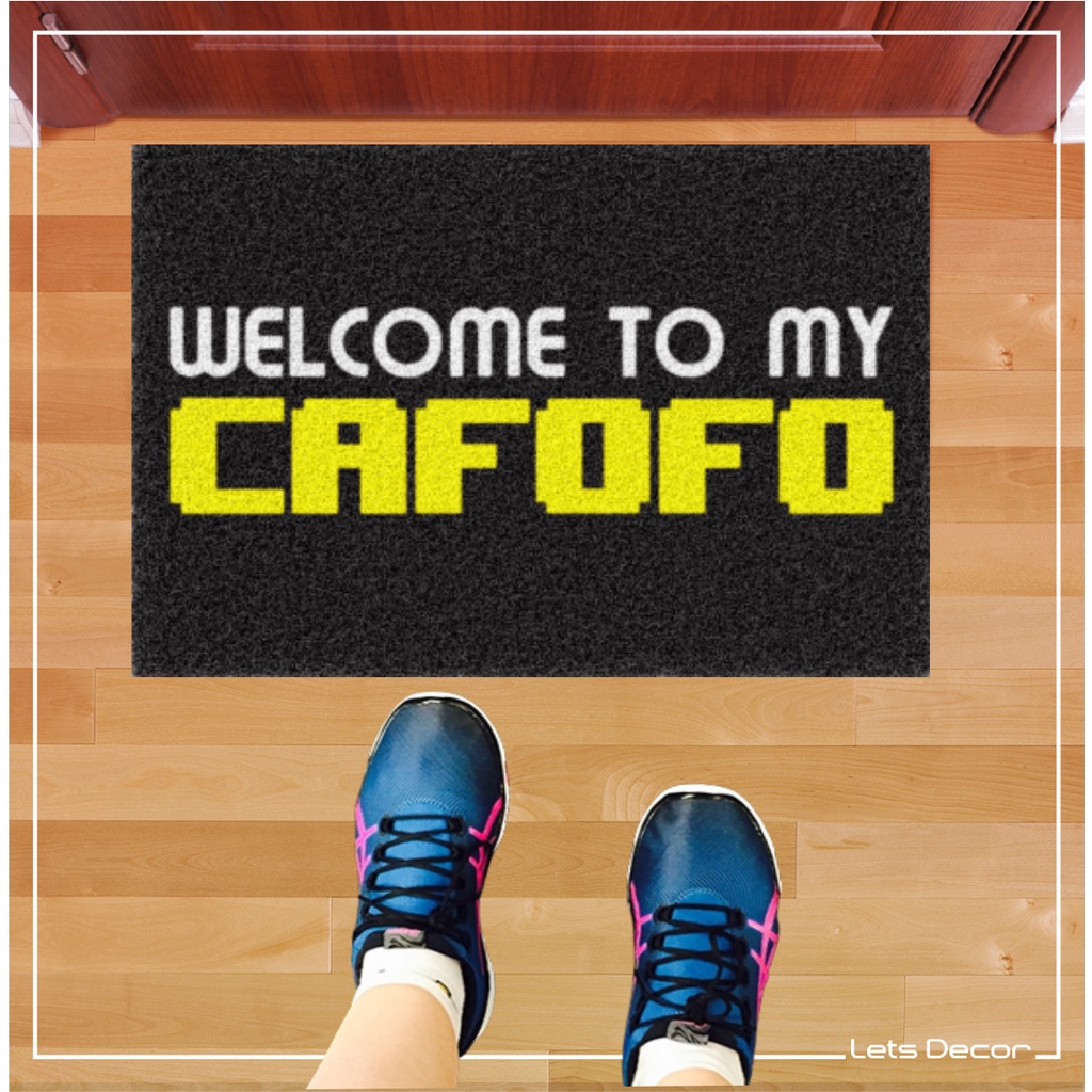 Tapete Capacho Porta De Entrada Welcome To My Cafofo Casa Decoração