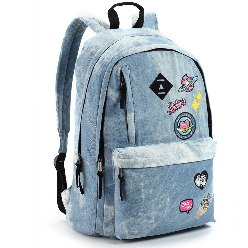 Mochila juvenil sale jeans