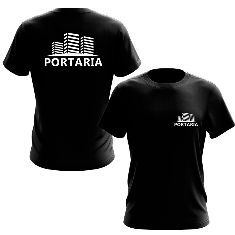 Camiseta Portaria Porteiro Uniforme Profissional Trabalho | Shopee Brasil