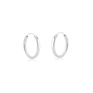 Brinco Argola Prata 925 Mini Argolinha Fio Quadrado Unissex 10mm