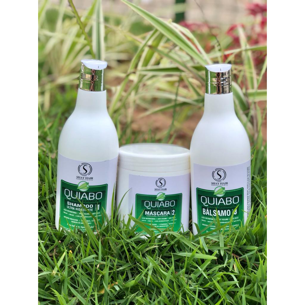 Kit Balsamo Quiabo Shay Hair Profissional Shopee Brasil