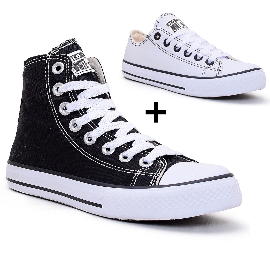 Tenis All Star Chuck Taylor Preto/Cru/Preto - North Sul