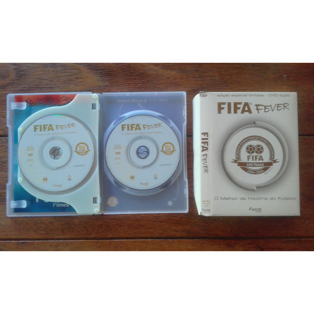 DVD FIFA FEVER 100 ANOS - DUPLO- LINDO PRESENTE! | Shopee Brasil