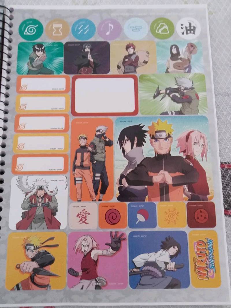 Caderno Naruto Nuvem 1 Matéria 80 Folhas - Shop Macrozao