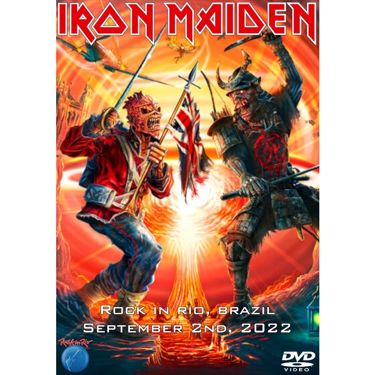 Iron Maiden Live Rock In Rio 2022 Legacy Of The Beast - Dvd