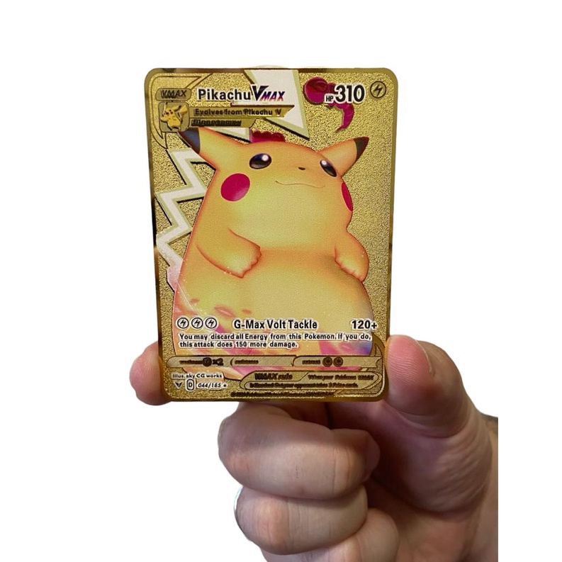 Carta Dourada Pokémon - Pikachu - Hobbies e coleções - SIM, Feira