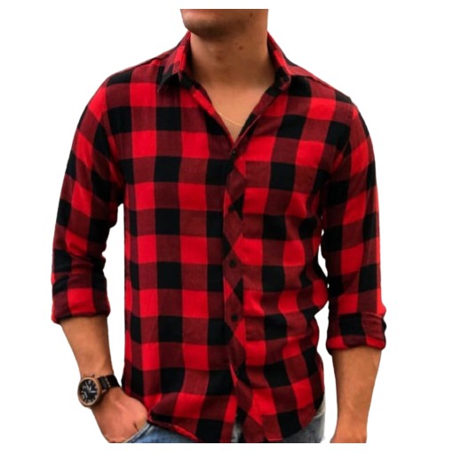 Blusa masculina hot sale quadriculada