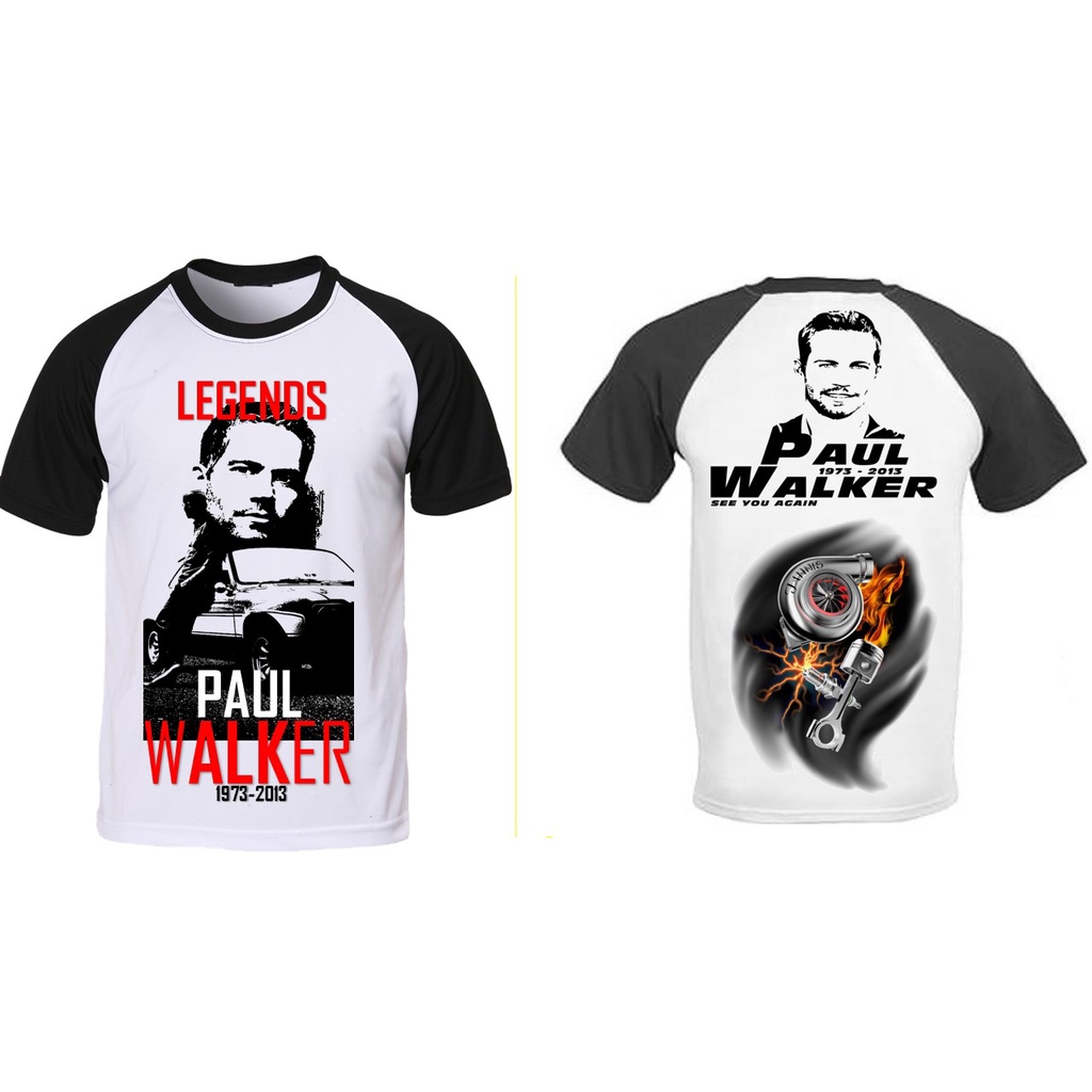 Camisa Camiseta Velozes E Furiosos Paul Walker Brian O Conner Shopee Brasil 7963