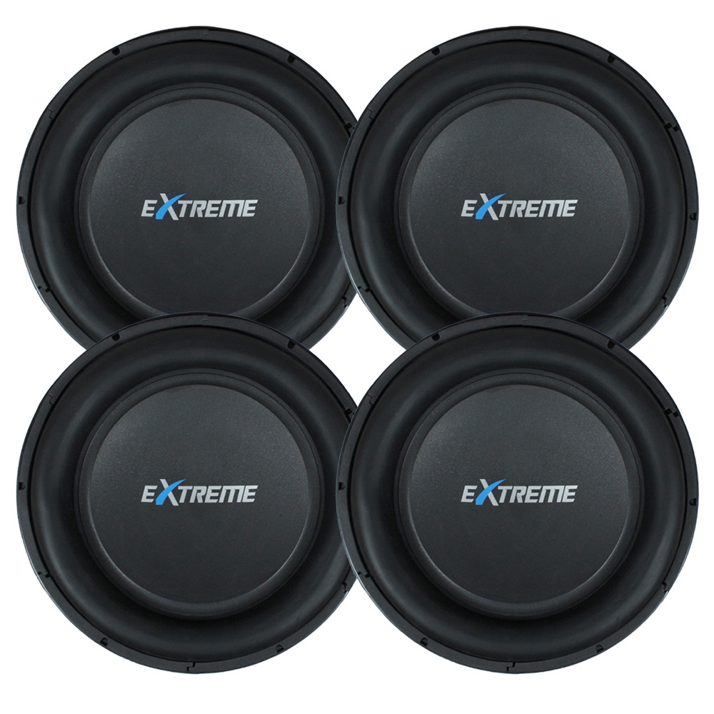 Kit 4 Subwoofer Extreme Audio 640w Rms 4 Ohms 12 polegadas Shopee Brasil