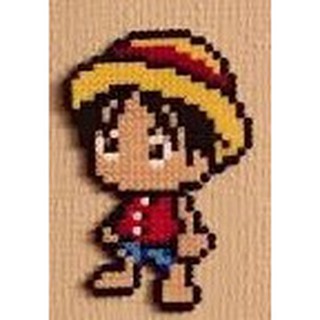 Going Merry (One Piece) Ímã ou Chaveiro - Pixel Art / Hama Beads