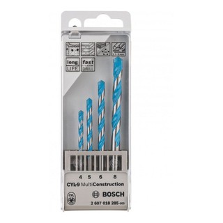 Jogo De Broca P/ Construcao 4 A 8mm 2 607 018 285 Bosch Ref