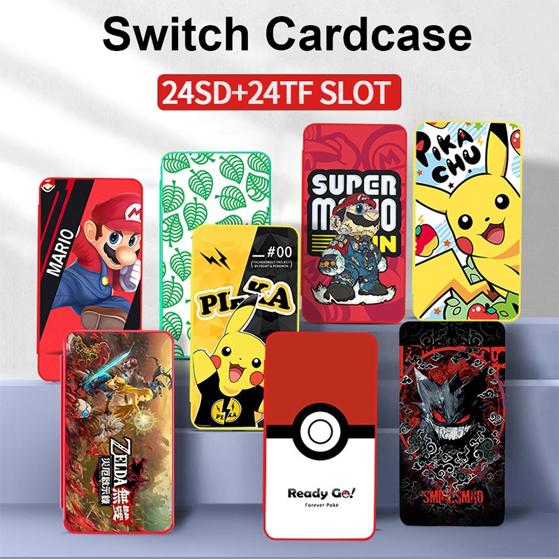 HEYSTOP Capa de cartas de jogo compatível com jogos Nintendo Switch, caixa  protetora de armazenamento com