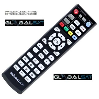 Controle remoto receptor globalsat gs260 hd pronta entrega funciona em todos modelos da foto do anuncio compras aprovadas até as 13:00 envio no mesmo dia