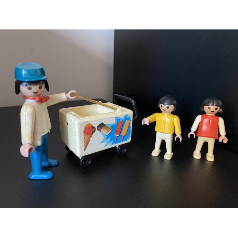 Lote Playmobil Sorveteiro Crianças Bonecos Geobra Trol