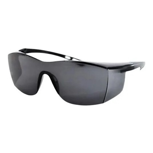 Óculos De Segurança Epi Ampla Visão Preto Escuro Ss1 N-c Super Safety EPI