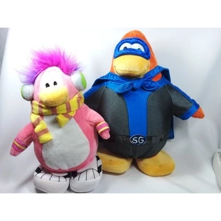 Pelúcia Club Penguin Super-herói Sg e Cadence 2 pinguins super fofos