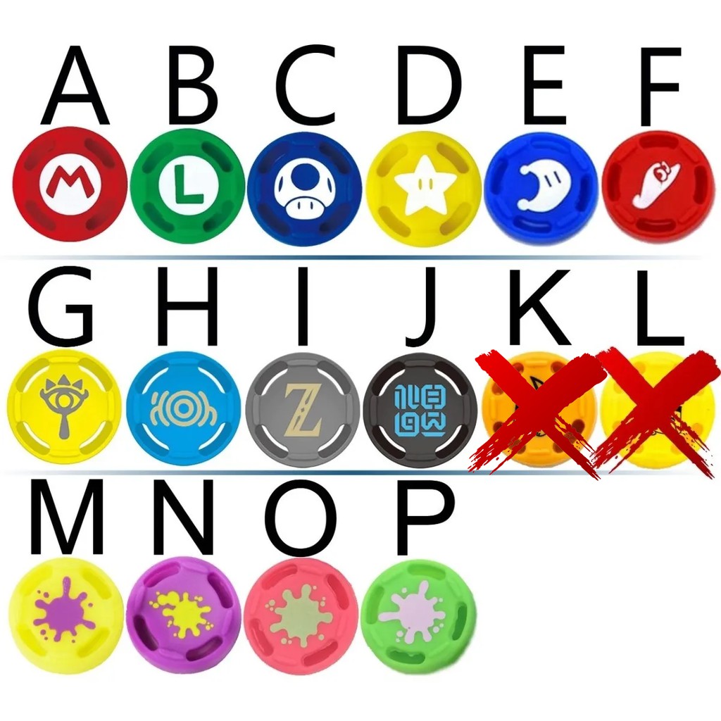 4 Capa Analógico Joy con Nintendo Switch / Switch Lite Grip joy-con 4 Unidades