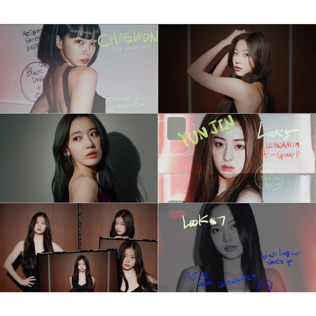 LE SSERAFIM FEARLESS 1st Mini Album Vol.1 BLACK PETROL Version