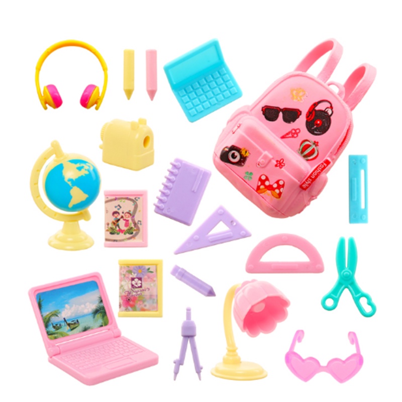 Kawaii Casa De Bonecas Em Miniatura Acessórios Crianças Brinquedos Para  Aspirador De Pó Cozinha Comida Barbie 30 Centímetros Jogo DIY Presente De  Aniversário Da Menina