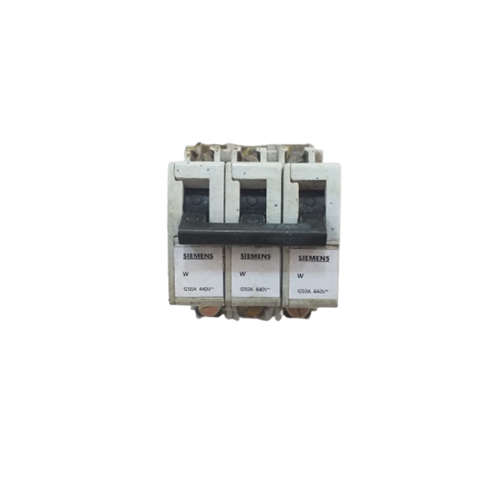 01 CHAVE DISJUNTOR TRIPOLAR G 50A 440V - ORIGINAL SIEMENS