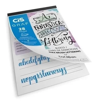Bloco Livro De Exercícios Para Lettering cis 28fls 180g A4