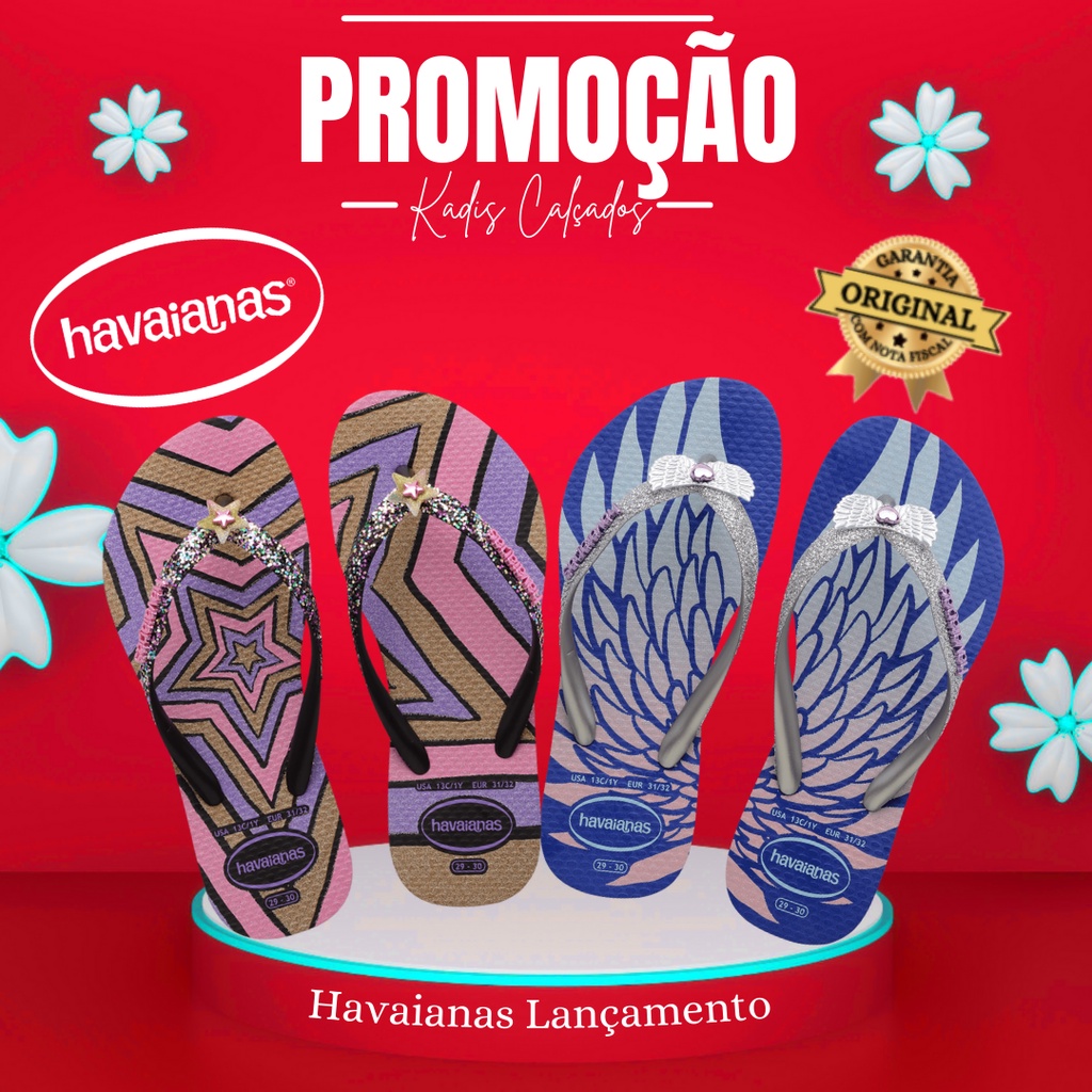 Sandalias havaianas em hot sale promoção