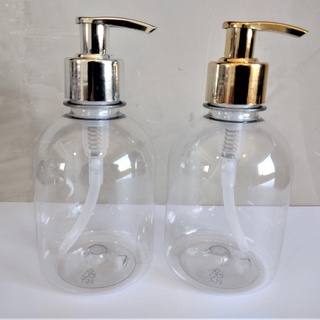 Frasco Pet 250 ml C/ Válvula Pump Metalizada Saboneteira, Álcool Gel, Creme, etc...